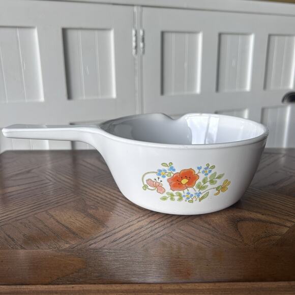 Corning Ware Wild Flower 2 Piece Menuette Set P-89-B, P-83-B - Picture 2 of 14